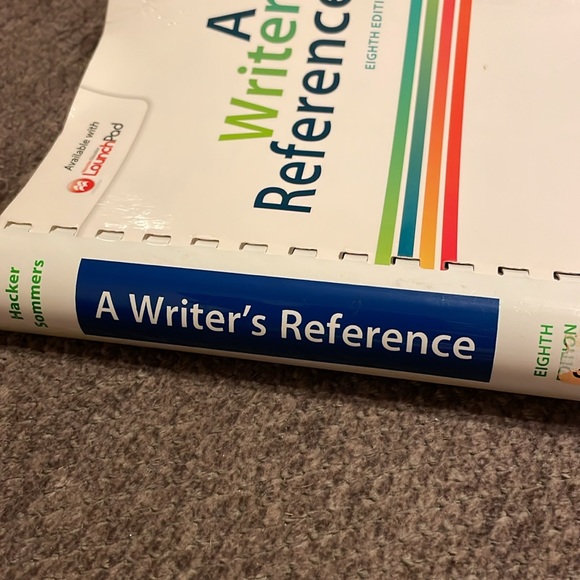 A Writers Reference, eighth edition, my Diana hacker and Nancy  Sommers , book - Picture 10 of 10